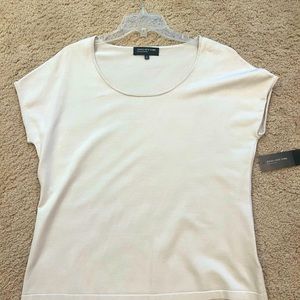 NWT Jones New York Cream T-shirt - Size XL